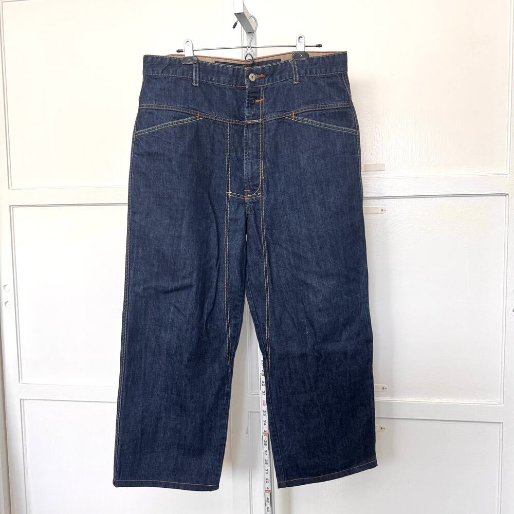 Marithe Francois Girbaud M+FG Baggy Denim Jeans Vtg Y2k Sz34